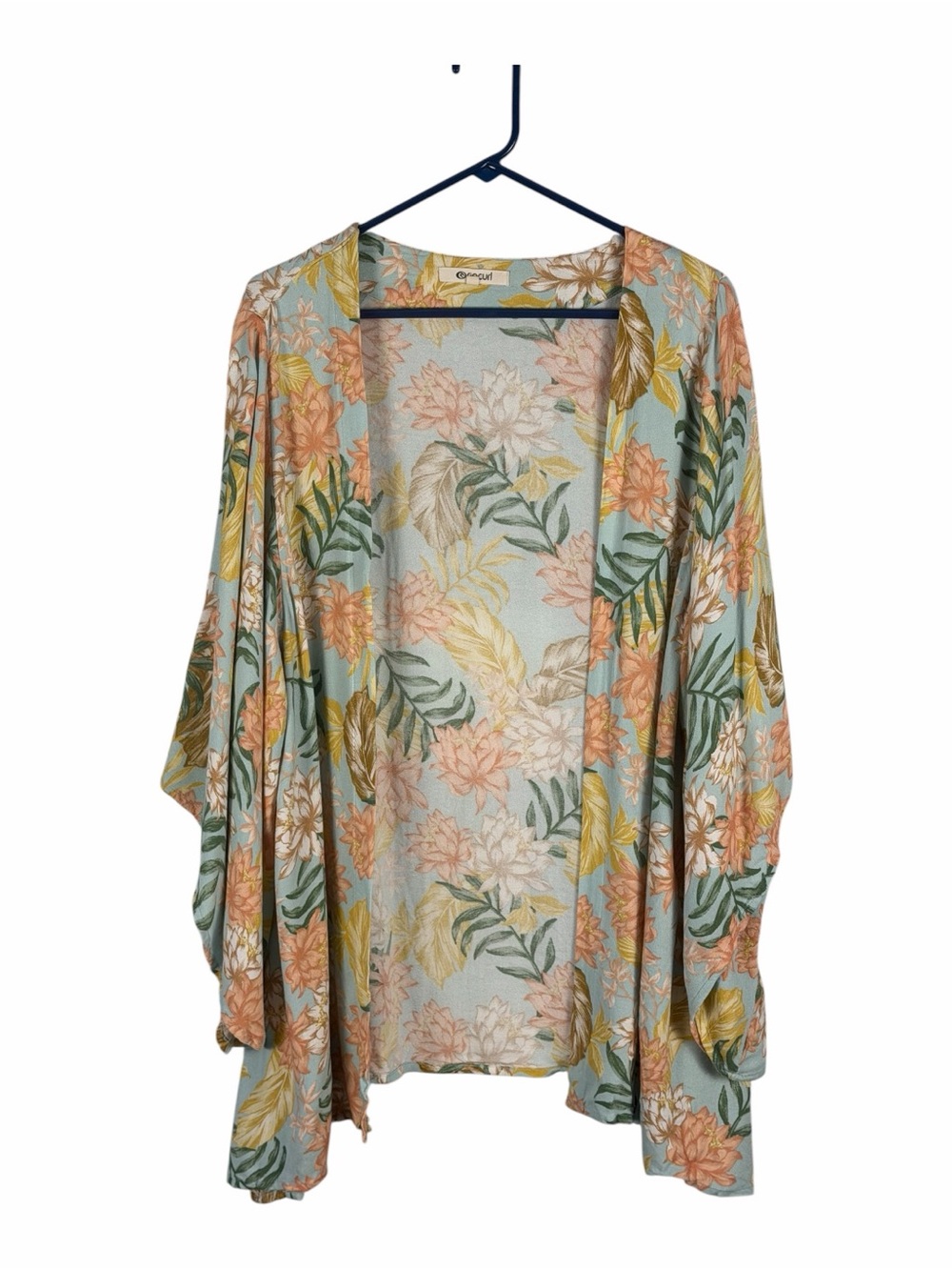 Rip Curl Tropical Print Open Kimono